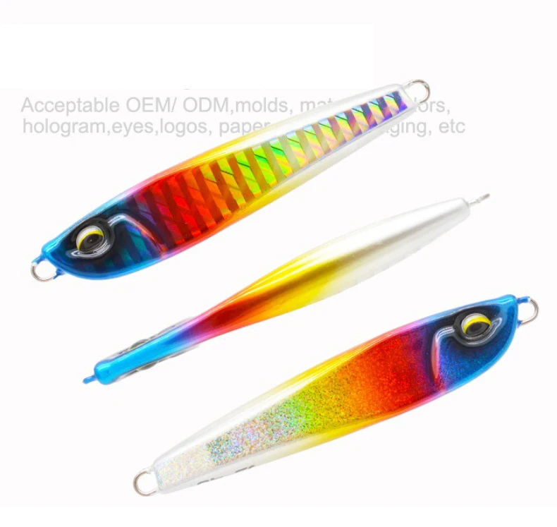 Newbility 30g 40g 60g Japanese Lazer Paper Fishing Metal Jig 3D ABS Pencil Lure - view 4