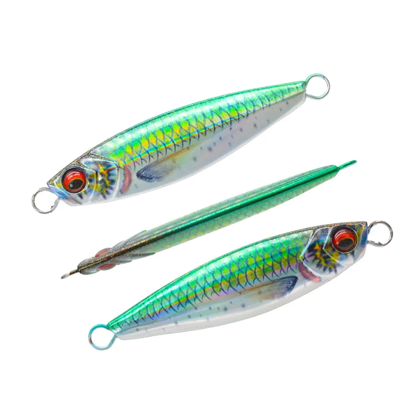 20g 30g 40g 60g 80g Japanese 3D Print Lifelike Sardine Fishing Metal Jig ABS Pencil Lure - view 7