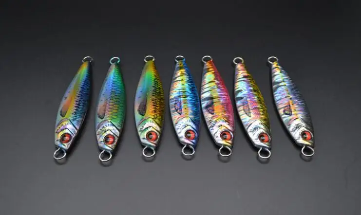 20g 30g 40g 60g 80g Japanese 3D Print Lifelike Sardine Fishing Metal Jig ABS Pencil Lure - view 9