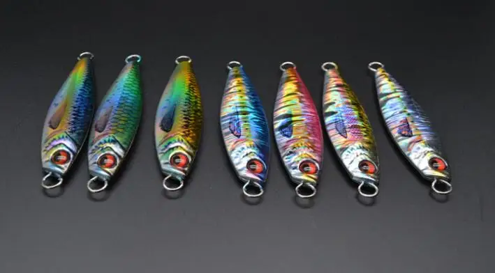 20g 30g 40g 60g 80g Japanese 3D Print Lifelike Sardine Fishing Metal Jig ABS Pencil Lure - view 11