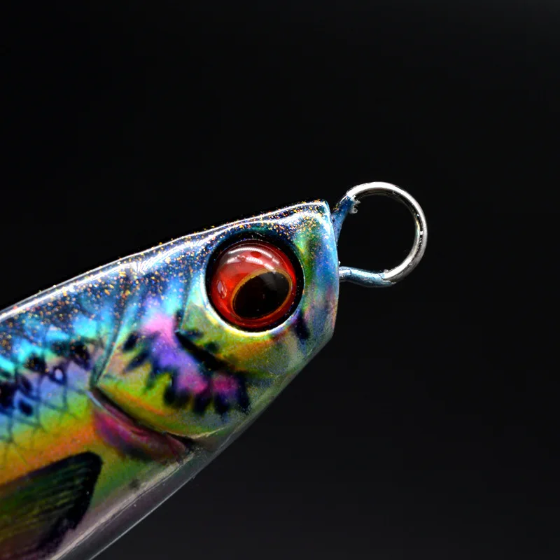 20g 30g 40g 60g 80g Japanese 3D Print Lifelike Sardine Fishing Metal Jig ABS Pencil Lure - view 12