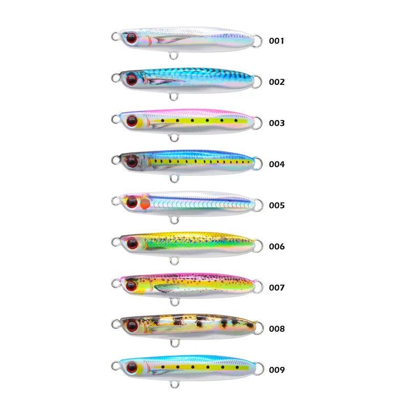 32g Lead Alloy Long Cast Jigging Lure for Saltwater Bass &amp; ABS Pencil Lure - view 12