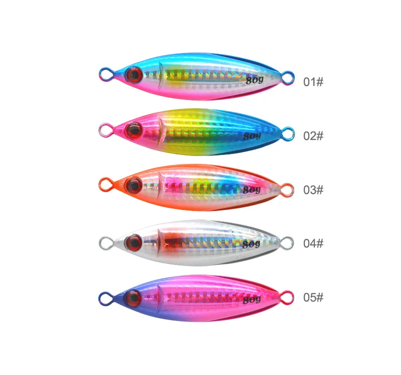 New 30g 40g 60g 80g Slow Jigs Lure Artificial Metal Jig Casting ABS Pencil Lure - view 7