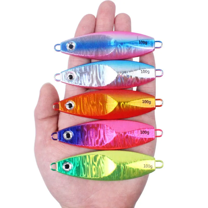 Guosong Metal Jigs 40/60/80/100g Double Hooks Jig Baited Lure ABS Pencil Lure - view 13