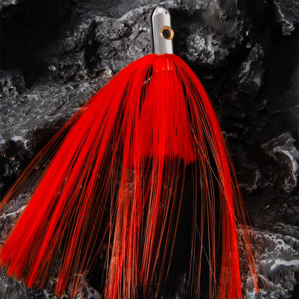 Jet Head Trolling Skirt Lures Metal Fishing Lure Heads for Lake ABS Pencil Lure - view 4