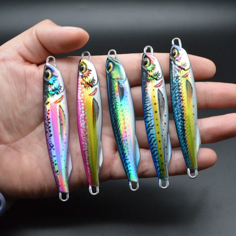 3D Printed DUO Slow Fall Pitch Jigging Metal Lure Bait ABS Pencil Lure - view 5