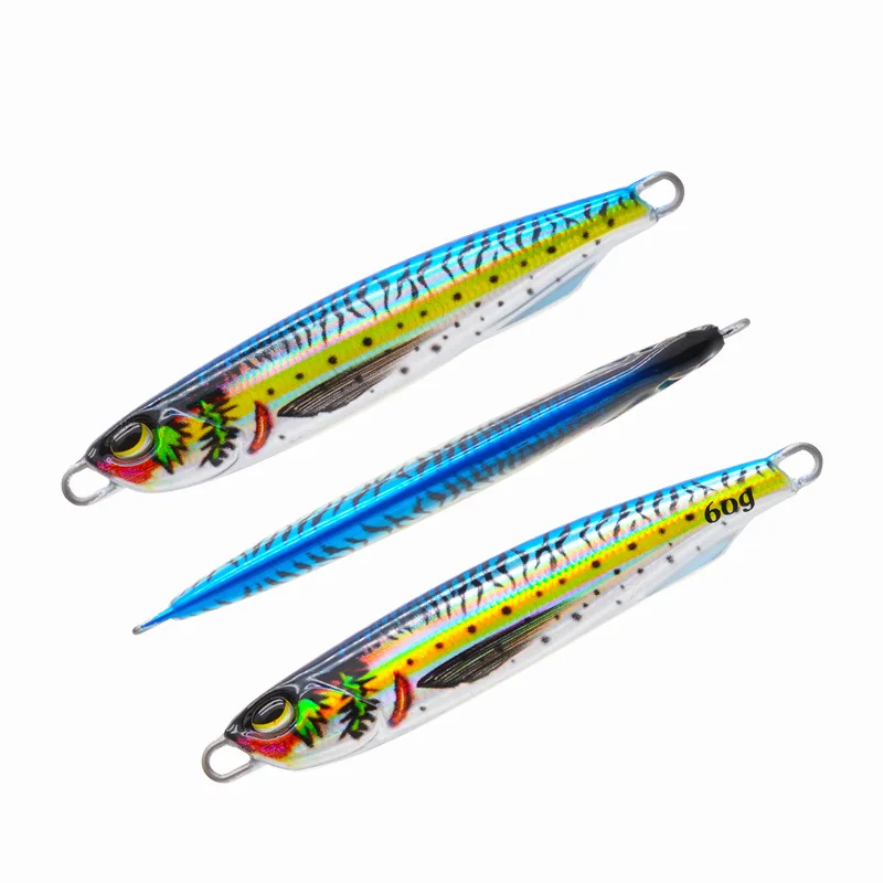 3D Printed DUO Slow Fall Pitch Jigging Metal Lure Bait ABS Pencil Lure - view 6