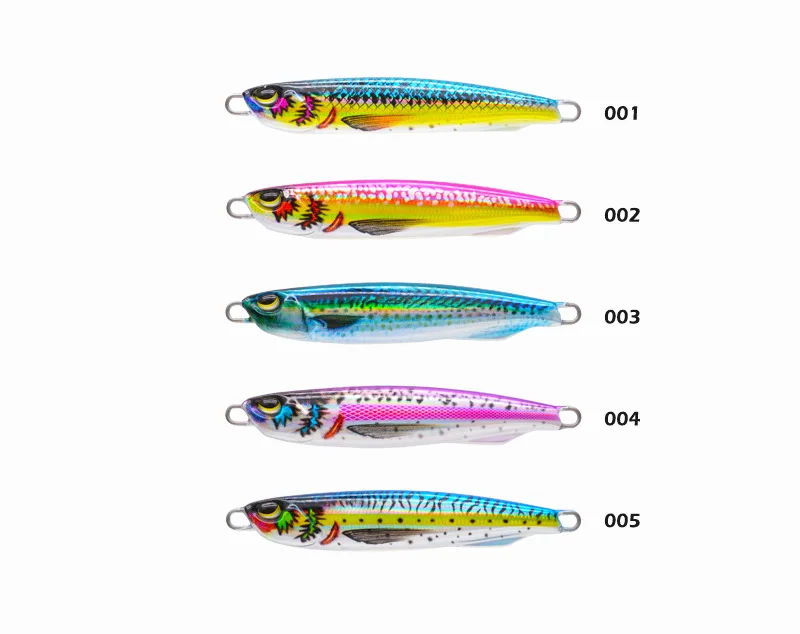 3D Printed DUO Slow Fall Pitch Jigging Metal Lure Bait ABS Pencil Lure - view 8