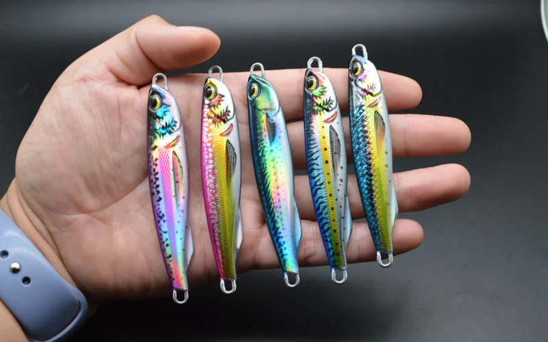 3D Printed DUO Slow Fall Pitch Jigging Metal Lure Bait ABS Pencil Lure - view 15