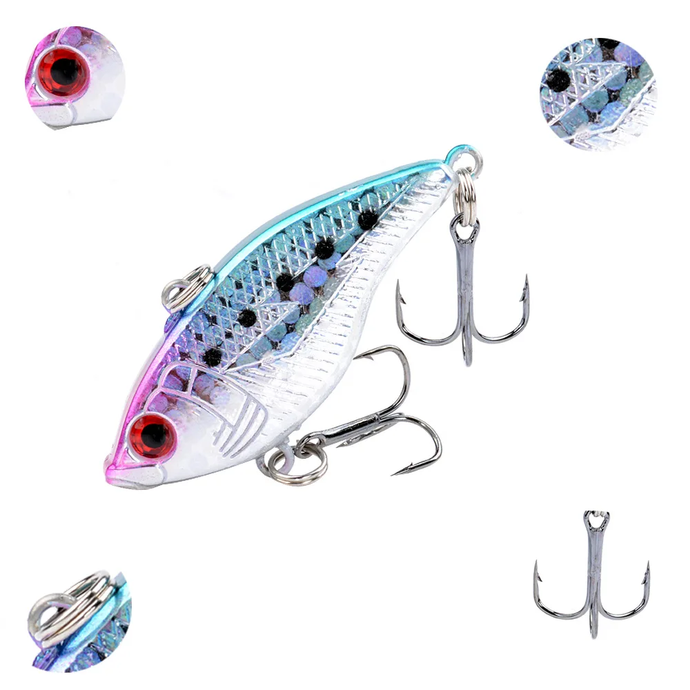New Printed Lightning VIB Luya Bait 5CM/14G Shaky Lead Block ABS Pencil Lure - view 7