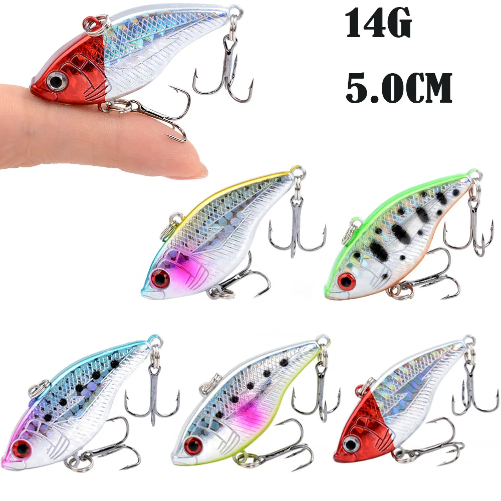 New Printed Lightning VIB Luya Bait 5CM/14G Shaky Lead Block ABS Pencil Lure - view 10
