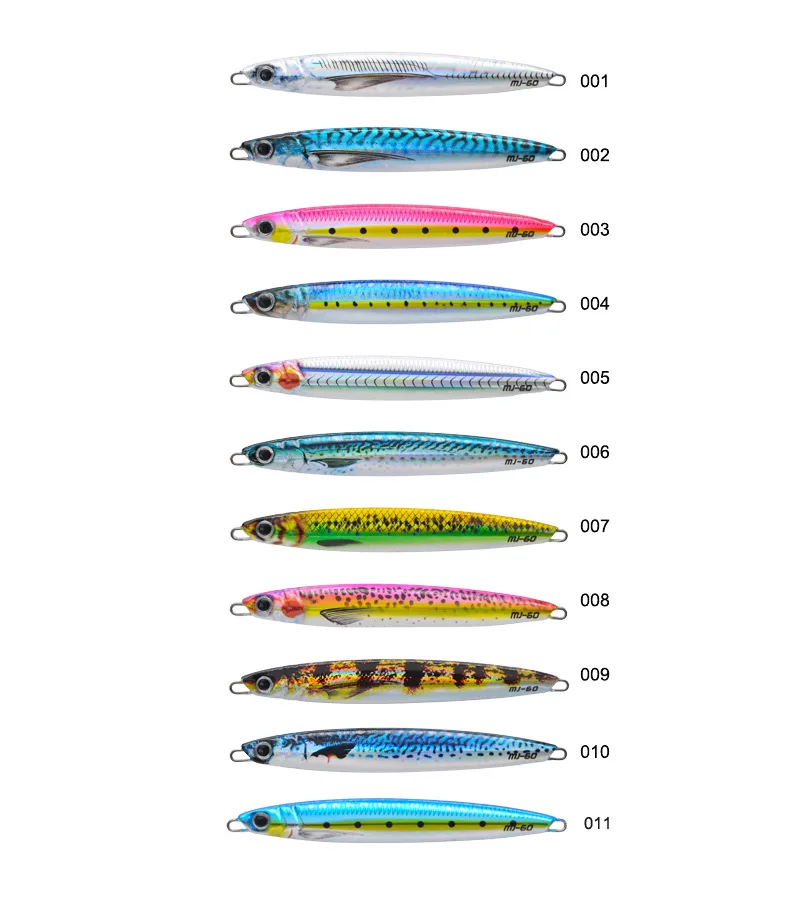 3D Printing Hard Lure Mackerel Fast Metal Lead Jigs Saltwater ABS Pencil Lure - view 6