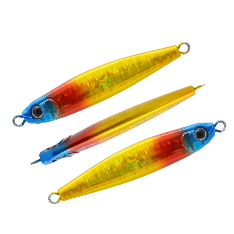 Wholesale and Retail Colorful Slow Shaking Iron Plate Lead Fish Metal Jig