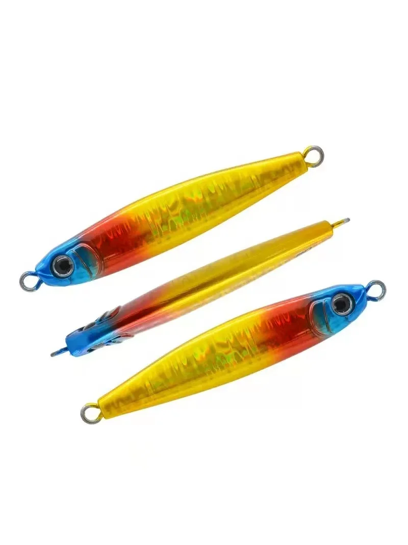 Wholesale and Retail Colorful Slow Shaking Iron Plate Lead Fish Metal Jig ABS Pencil Lure - view 11