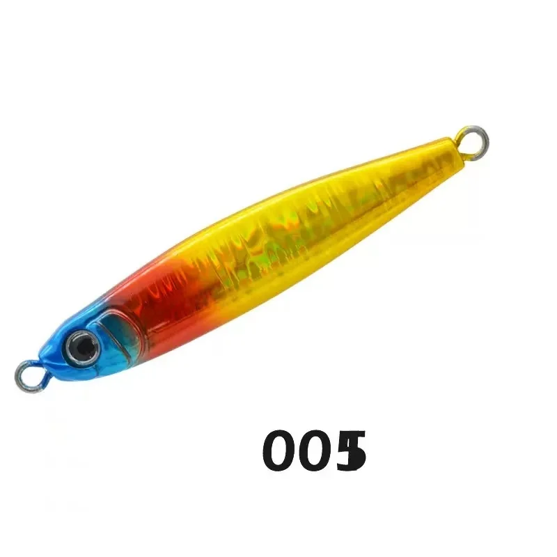 Wholesale and Retail Colorful Slow Shaking Iron Plate Lead Fish Metal Jig ABS Pencil Lure - view 1