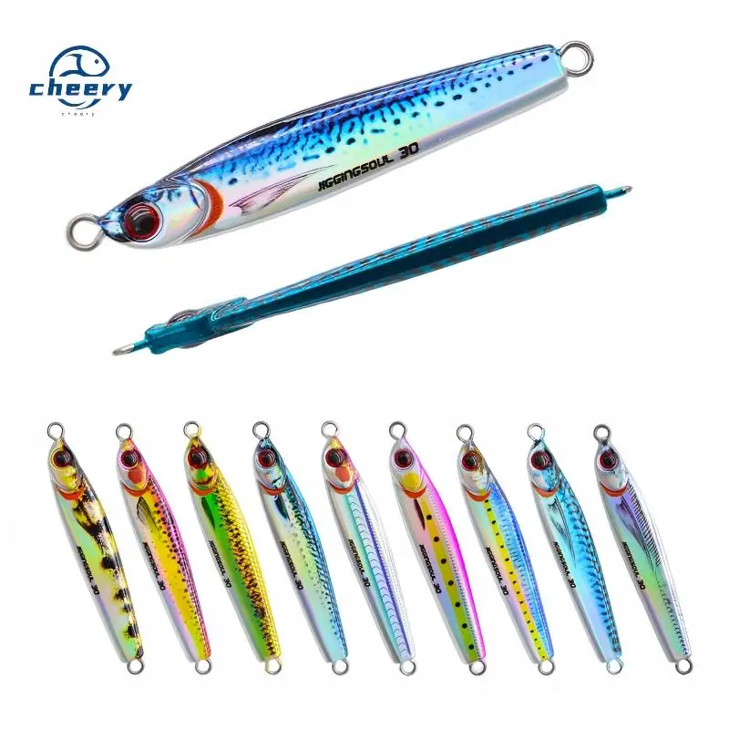 CHEERY New Japan Quality 3D Printed 30g/40g Fishing Metal Jig