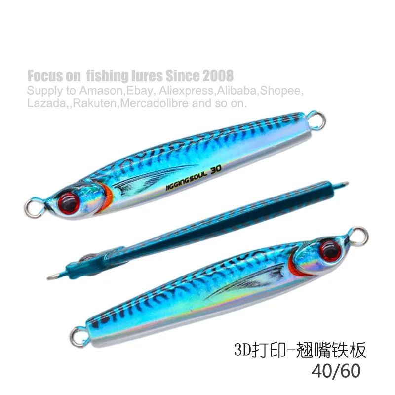 CHEERY New Japan Quality 3D Printed 30g/40g Fishing Metal Jig ABS Pencil Lure - view 5