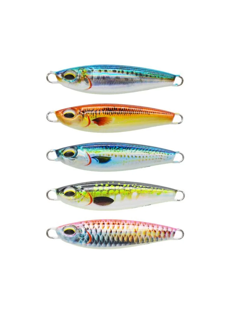 HOT Slow Pitch Jigs 20g 30g 40g 3D Print Color Metal Japanese ABS Pencil Lure - view 1