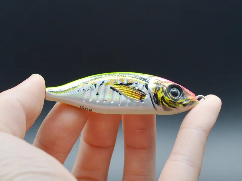 3D Printed Metal Barracuda Dying Fish UV Glow Jigging Lure for ABS Pencil Lure - view 18