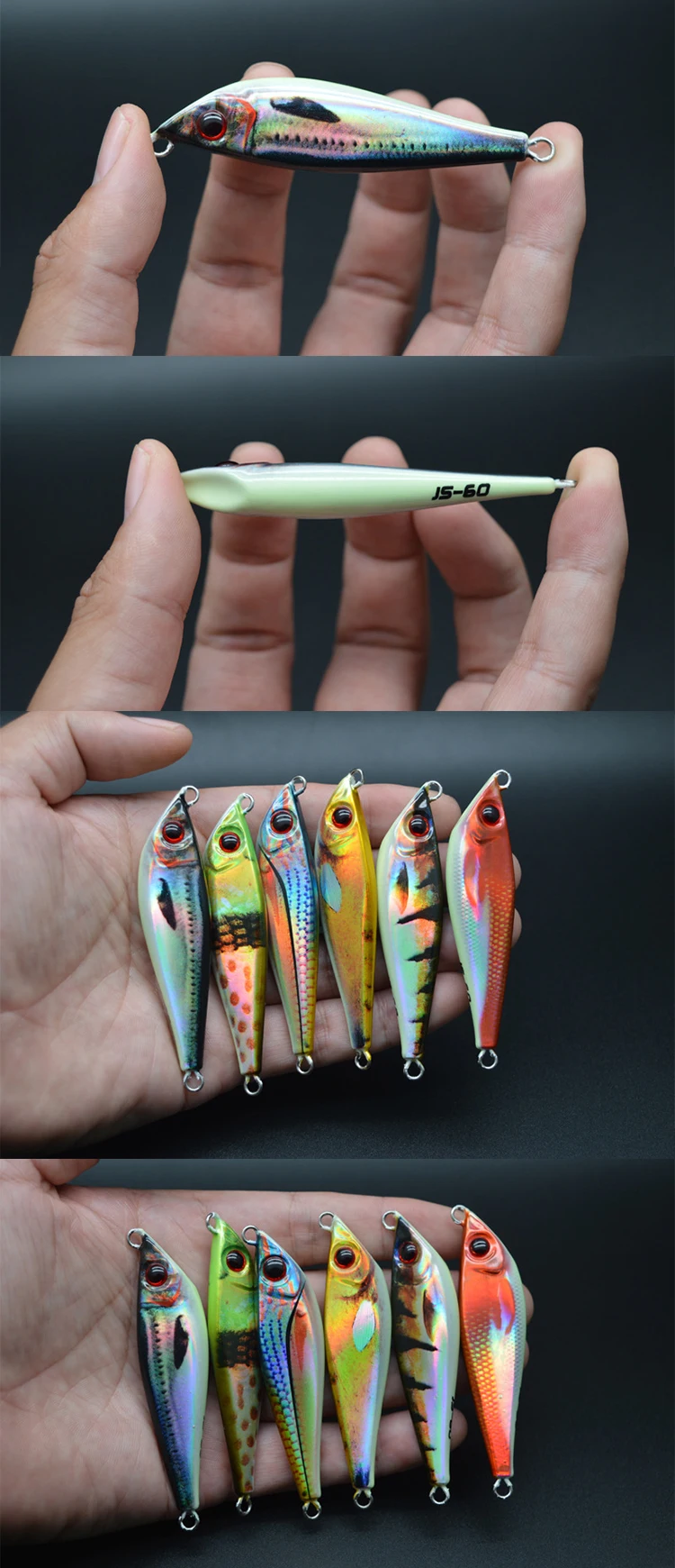 Guosong OEM 3D Printing Long Casting Fishing Metal Jig UV ABS Pencil Lure - view 6
