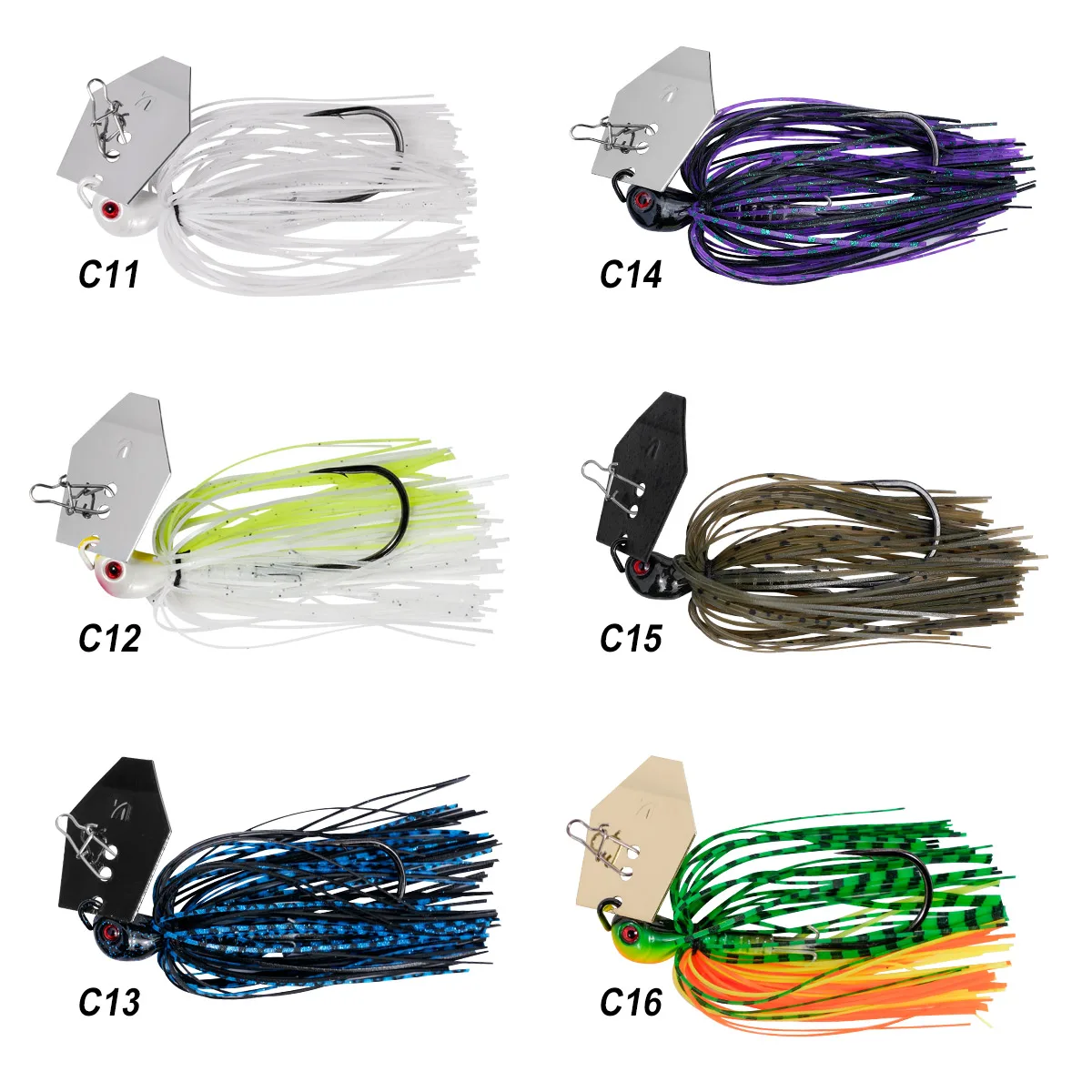 CHEERY 6 Colors Chatterbait Blade Jig Lures Noise Vibration Swim ABS Pencil Lure - view 7