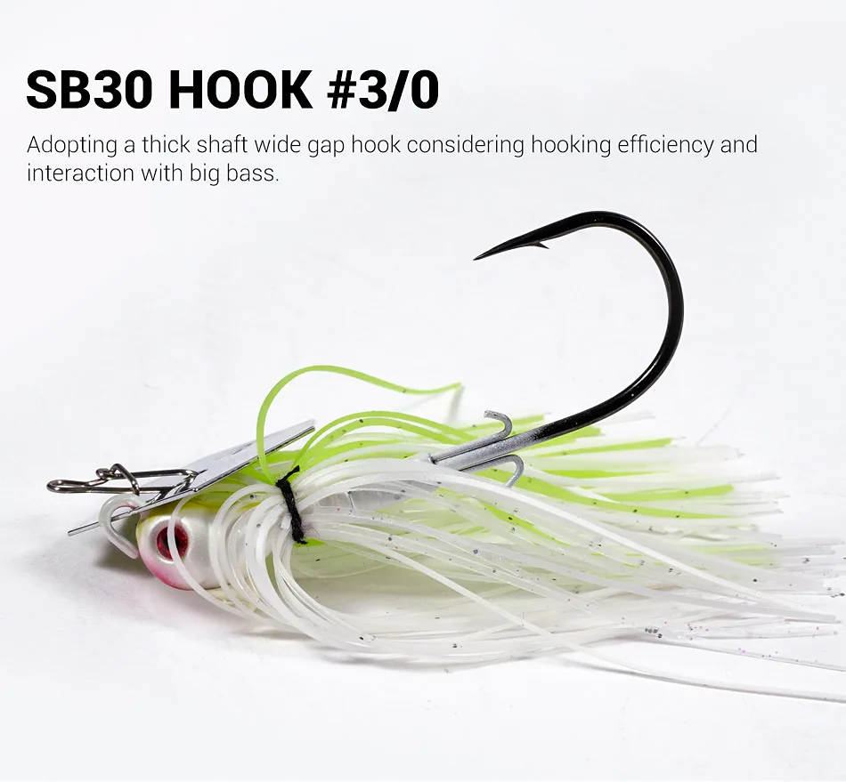 CHEERY 6 Colors Chatterbait Blade Jig Lures Noise Vibration Swim ABS Pencil Lure - view 8