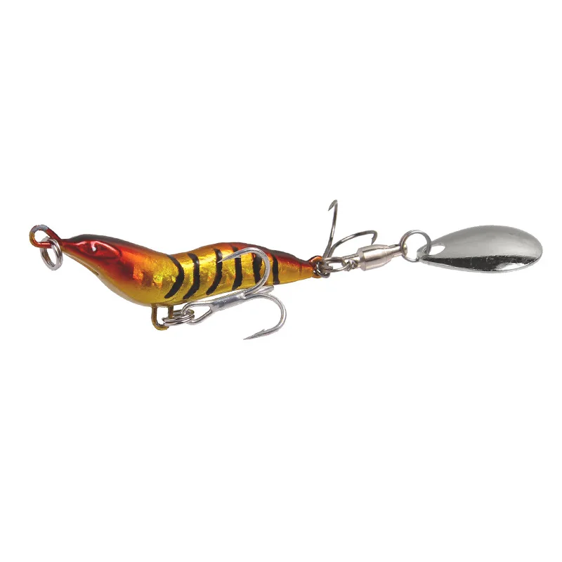 Long Casting Full Attack Shrimp Metal Fishing Lure VIB Blood Slot - Pencil Lure by Cheery