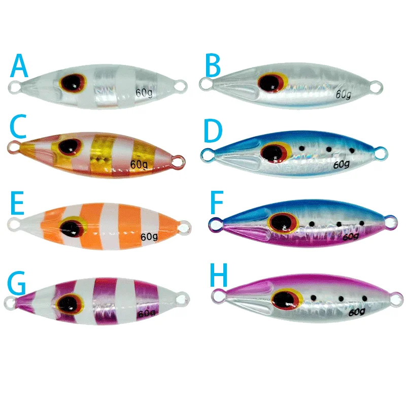 CHEERY 30g-120g Saltwater Metal Jig Lures Peche Fishing Slow ABS Pencil Lure - view 6