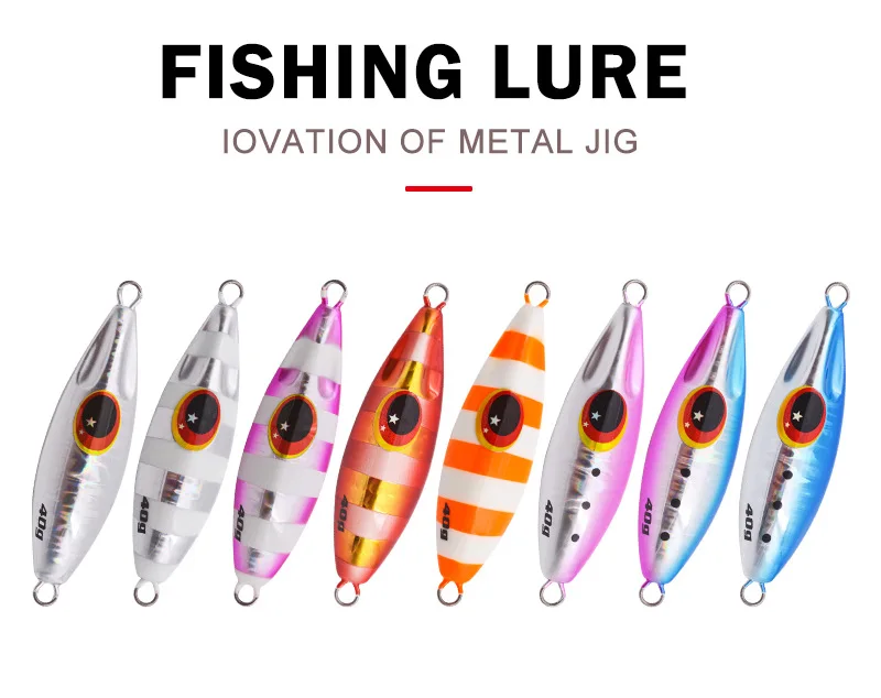 CHEERY 30g-120g Saltwater Metal Jig Lures Peche Fishing Slow ABS Pencil Lure - view 9