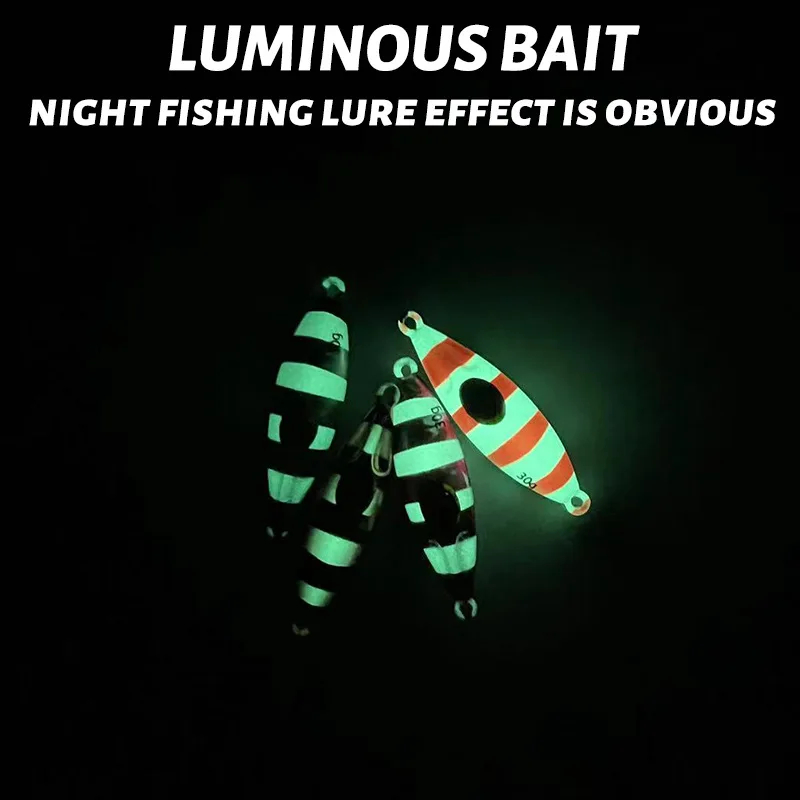 CHEERY 30g-120g Saltwater Metal Jig Lures Peche Fishing Slow ABS Pencil Lure - view 14