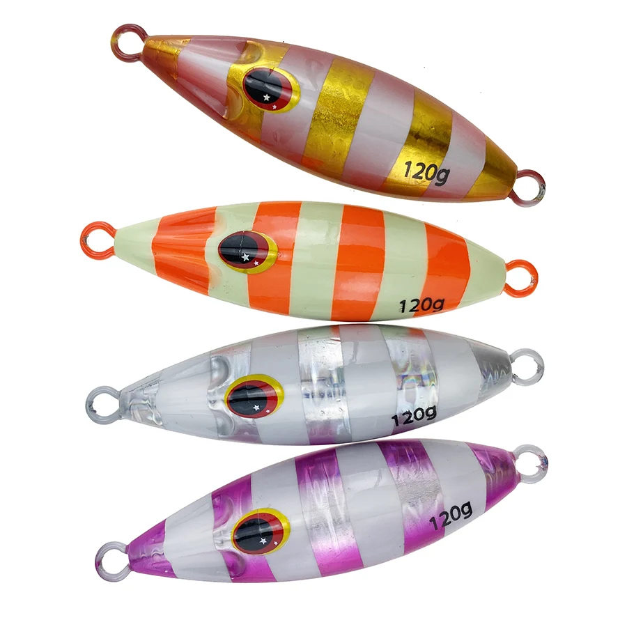 CHEERY 30g-120g Saltwater Metal Jig Lures Peche Fishing Slow ABS Pencil Lure - view 16
