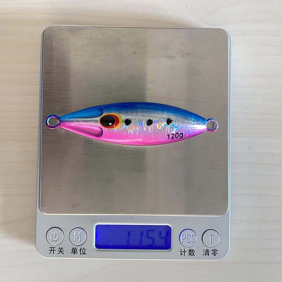 CHEERY 30g-120g Saltwater Metal Jig Lures Peche Fishing Slow ABS Pencil Lure - view 18