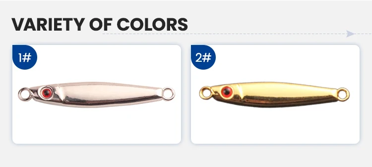 High Quality Zinc Alloy Iron Plate Fish Jig Lure Metal Hard Bait ABS Pencil Lure - view 1