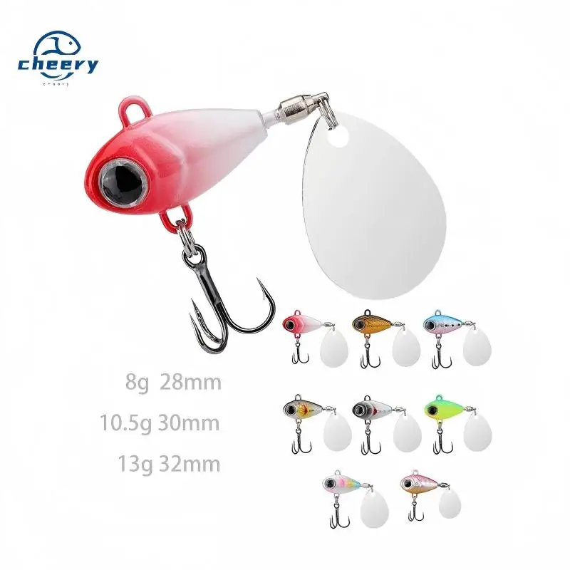 CHEERY 8g-13g Artificial Spintail Vib Winter Sea Saltwater Bait