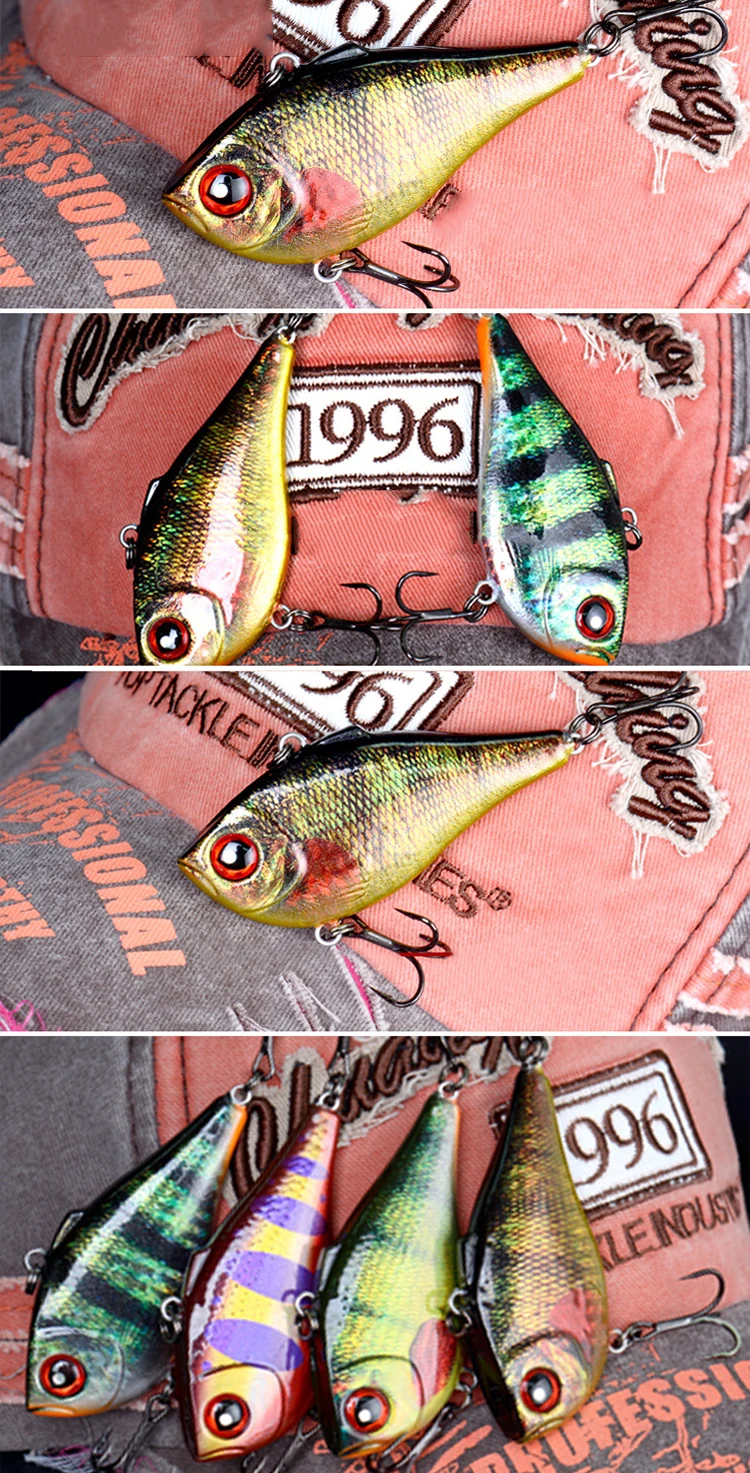 GS High Quality 7cm 20g Vib Fishing Lures Hard Bait Lure Crank ABS Pencil Lure - view 2