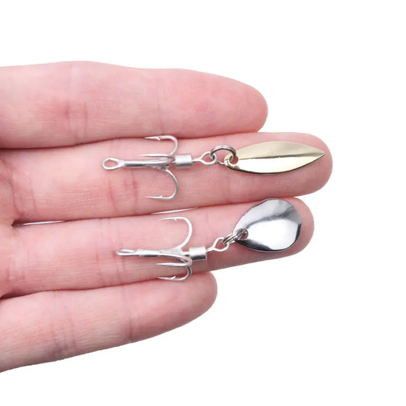 Hessen Stainless Steel Treble Hook Spinner Spoon 2# 4# 6# 8# 10# ABS Pencil Lure - view 5