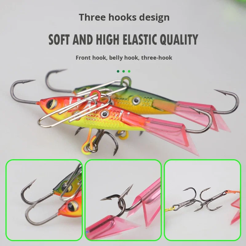 Cheery 10g 16g Metal Vibrating Ice Fishing Winter Bait Balanced