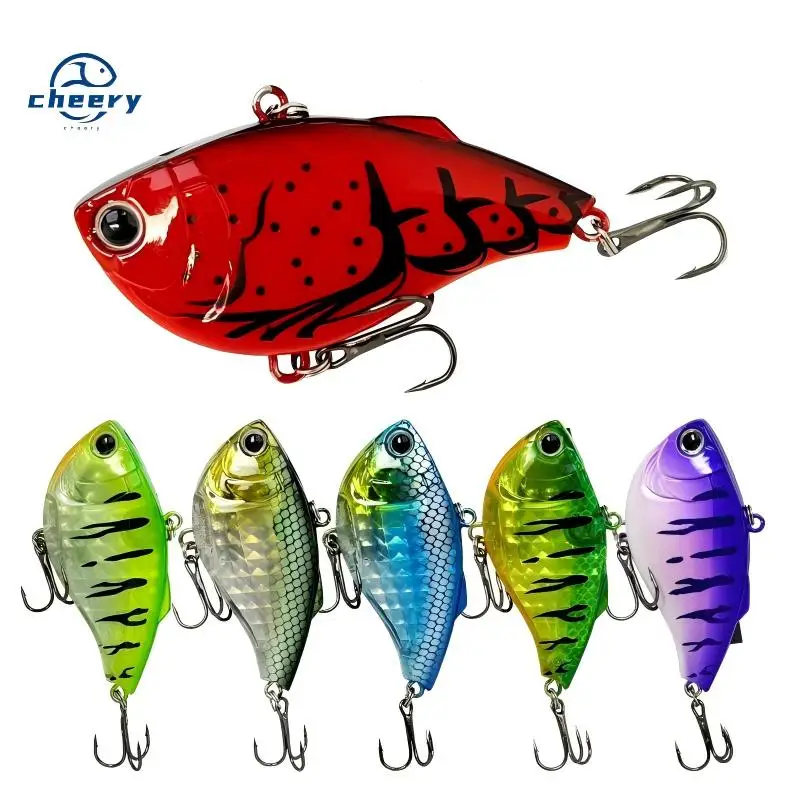 Cheery 60mm 14.7g Sinking Vib Fishing Lure Rattle Vibration