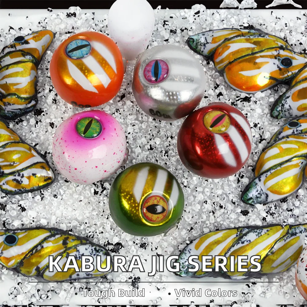 Kabura 150g Madai Round Jig Head Lure Kit Slow Sinking Lead ABS Pencil Lure - view 1
