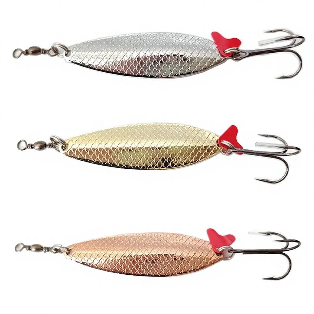 MISTER LURE 40g Artificial Melon Sinking Spinner Metal Sequins ABS Pencil Lure - view 9