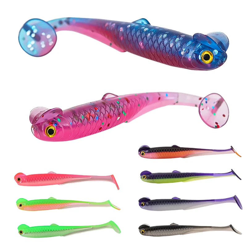 TGD New Arrival 6cm 1.3g Soft Fishing Lure Luminous Paddle Tail ABS Pencil Lure - view 10