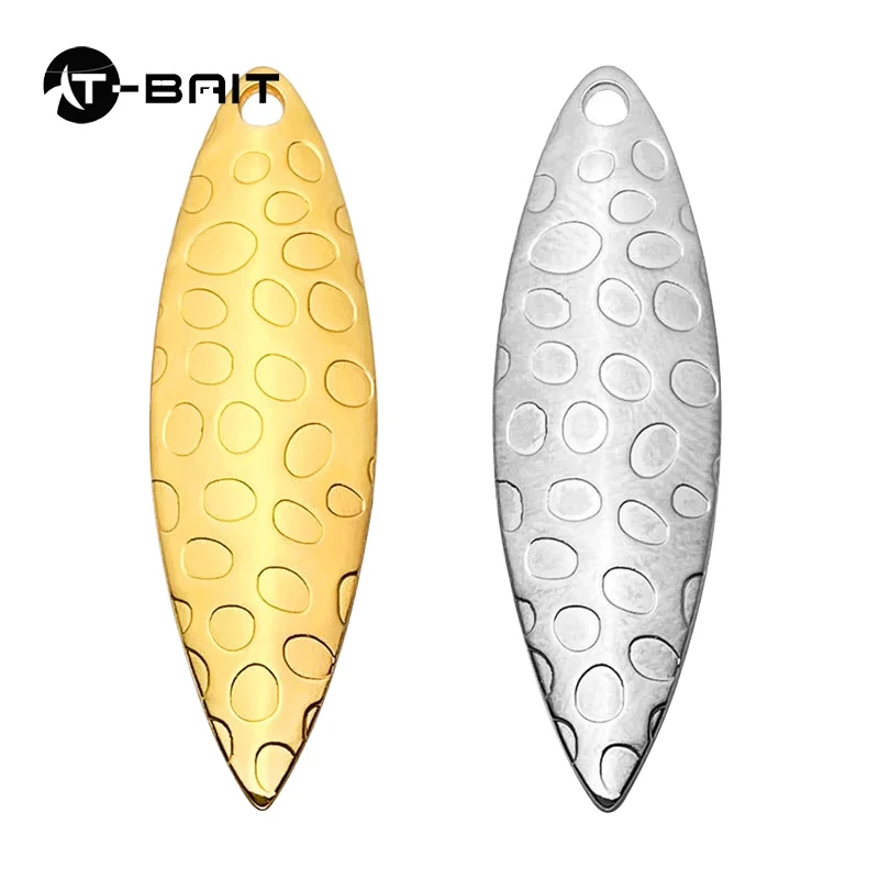 Fishing Lures DIY Metal Blades Gold and Silver Spinner Baits for ABS Pencil Lure - view 12