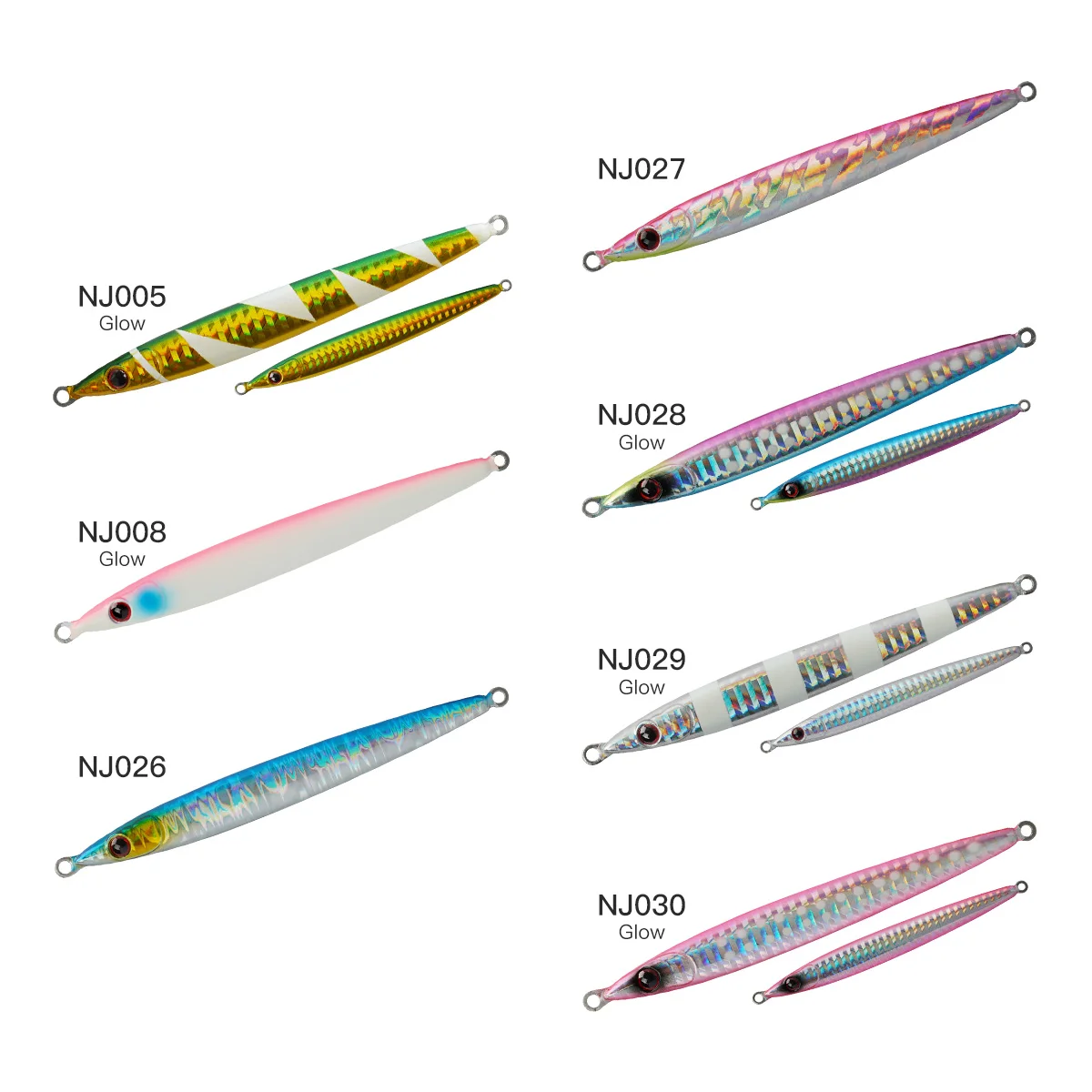 NOEBY 60g Saltwater Metal Jig Tough Center Bone Steel Panels ABS Pencil Lure - view 1