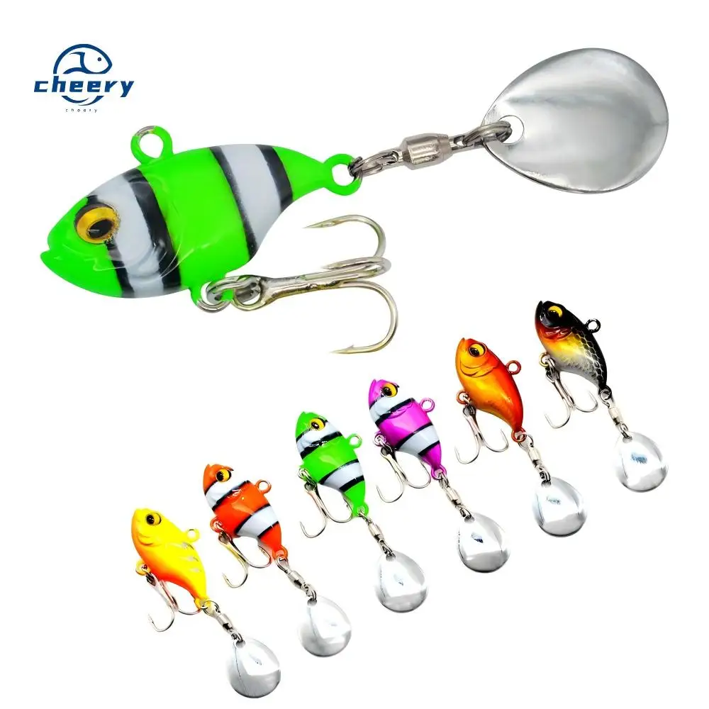 CHEERY New 14g VIB Tail Vibration Bait Spinner Spoon Sinking Lure