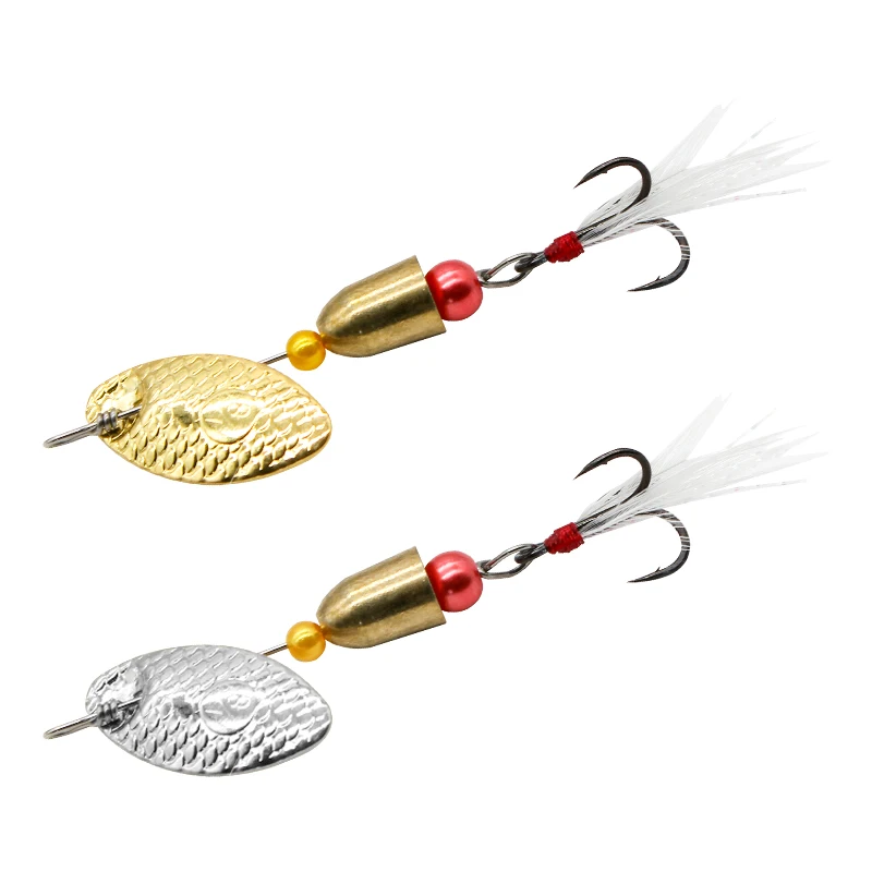 China Customize Spinner Lure Fishing Lures Pesca Spoon Trout Top