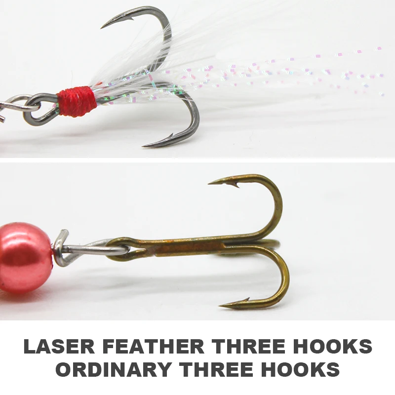 China Customize Spinner Lure Fishing Lures Pesca Spoon Trout Top ABS Pencil Lure - view 13