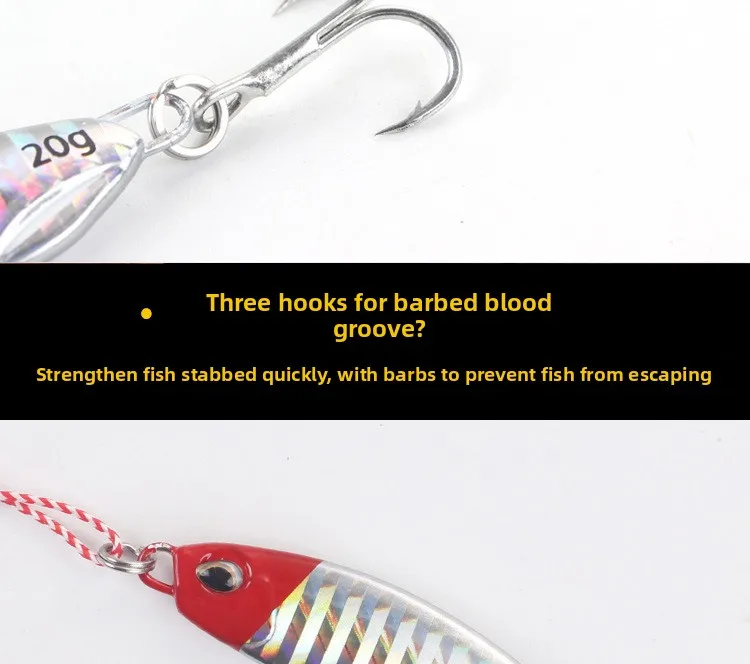 Wholesale Duo Iron Plate Lure Bait Double Hook Manufacturer's ABS Pencil Lure - view 12