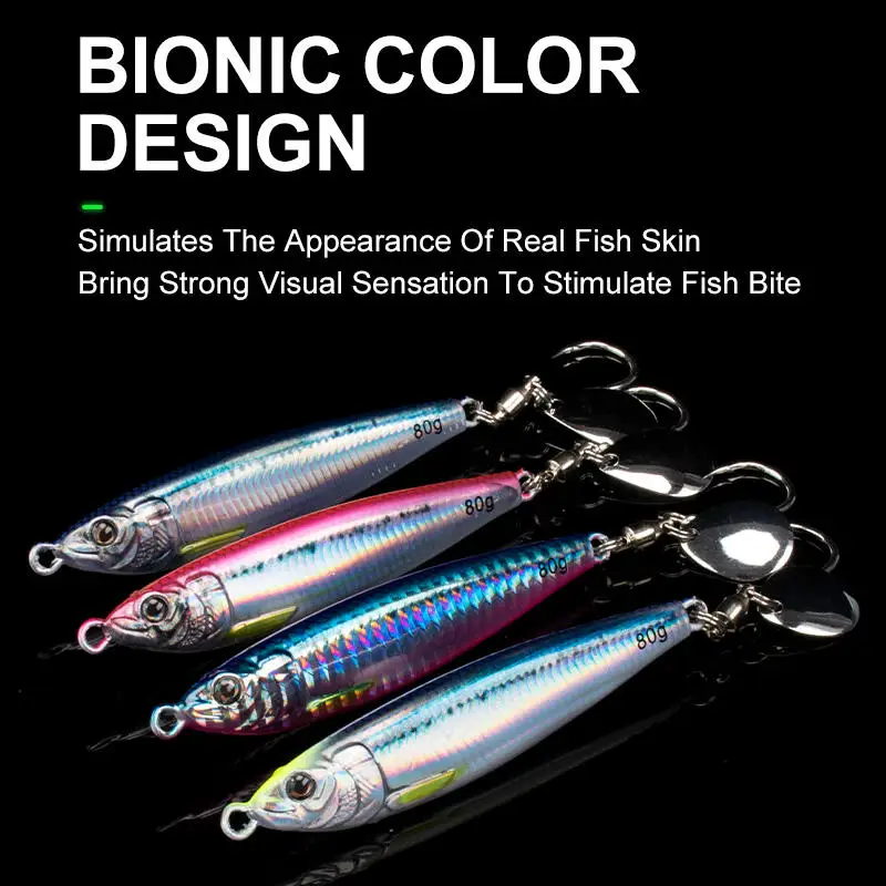 CHEERY 40g 60g 80g Saltwater Fishing Metal Jigging Bait Fast ABS Pencil Lure - view 1