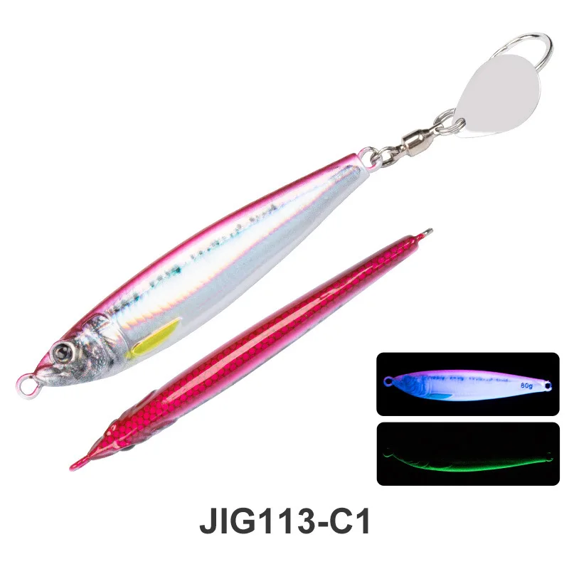 CHEERY 40g 60g 80g Saltwater Fishing Metal Jigging Bait Fast ABS Pencil Lure - view 3