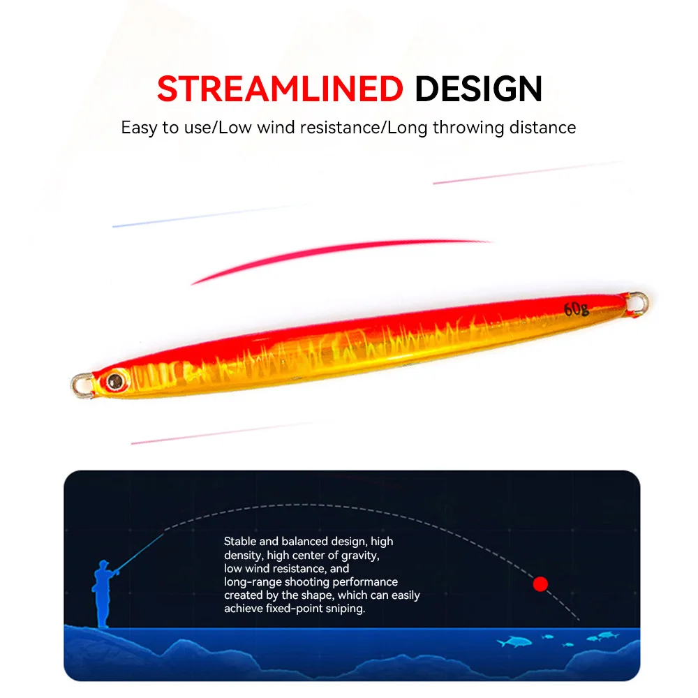 Cheery JL292 Printed Luminous Lead Artificial Hard Bait Long ABS Pencil Lure - view 6